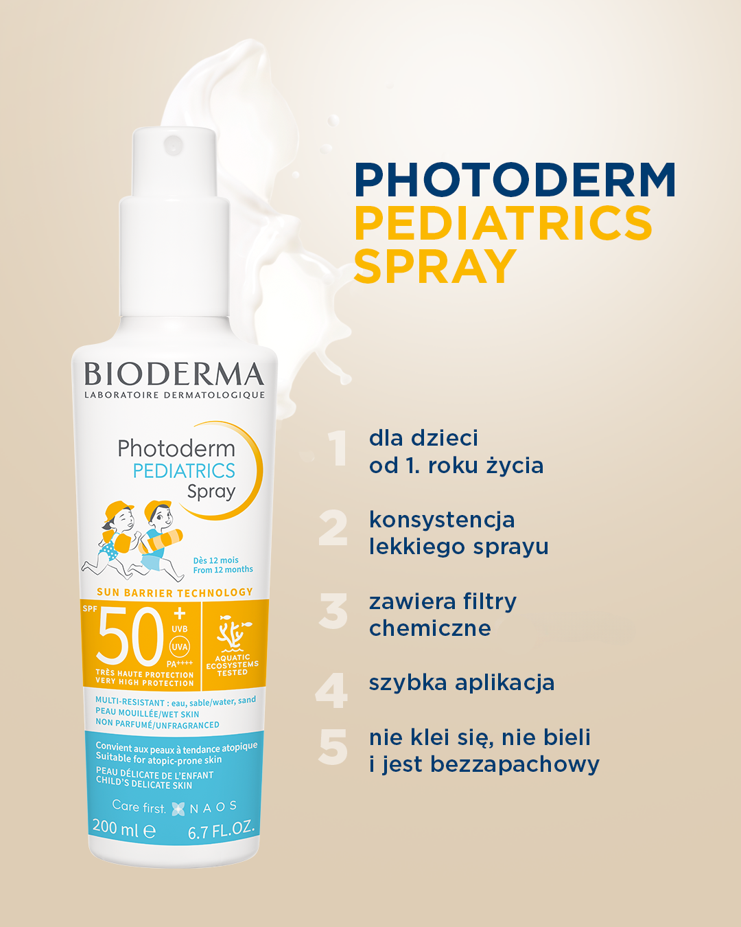 spray do fotoprotekcji dla dzieci 