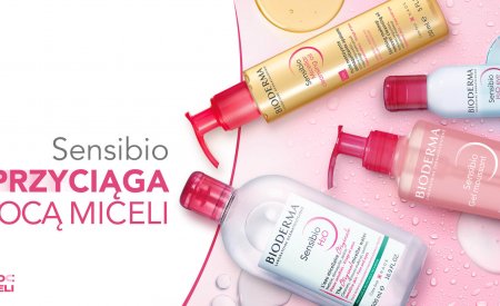 Bioderma Sensibio przyciąga mocą miceli baner Sensibio przyciąga mocą miceli
