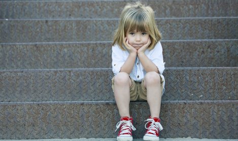 Your Skin - Child on stairs