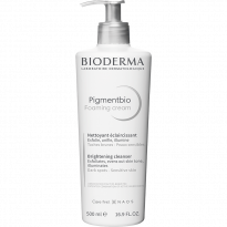 Rozjaśniający żel oczyszczający z peelingującymi drobinkami dla skóry z przebarwieniami - Pigmentbio Foaming cream