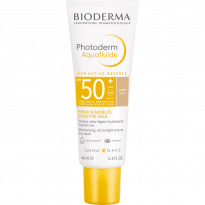Ultralekki fluid ochronny dla skóry normalnej SPF 50+ - Photoderm Aquafluide SPF 50+ jasny