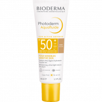 Ultralekki fluid ochronny dla skóry normalnej SPF 50+ - Photoderm Aquafluide SPF 50+ ciemny
