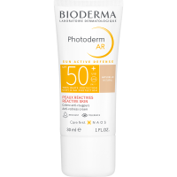 Krem tonujący do skóry z problemami naczynkowymi z SPF 50+ - Photoderm AR SPF 50+