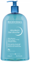 BIODERMA zdjecie produktu, Atoderm Gel douche 1L, nawilzajacy zel pod prysznic do skory suchej i normalnej