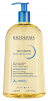 BIODERMA zdjecie produktu, Atoderm huile de douche 1L, nawilzajacy olejek do kapieli, skora sucha, bardzo sucha, atopowa