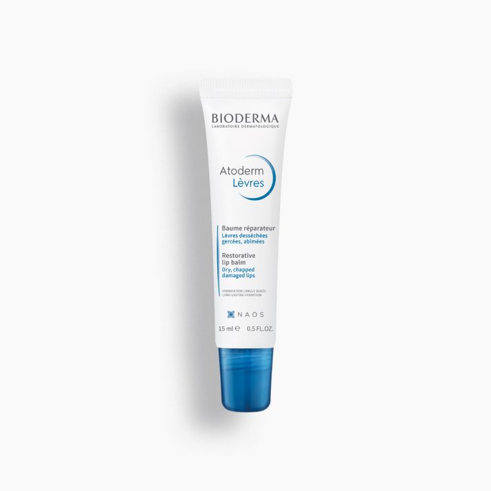 Odżywczy i regenerujący balsam do spierzchniętych i suchych ust - Atoderm Lèvres baume