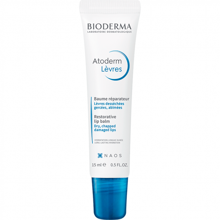 Odżywczy i regenerujący balsam do spierzchniętych i suchych ust - Atoderm Lèvres baume