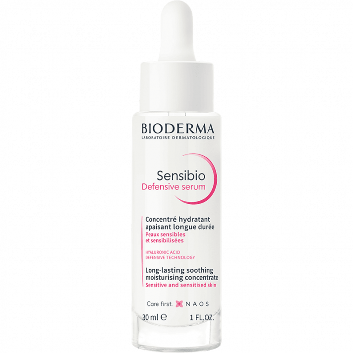 Łagodzące serum nawilżające spowalniające oznaki przedwczesnego starzenia się skóry - Sensibio Defensive serum