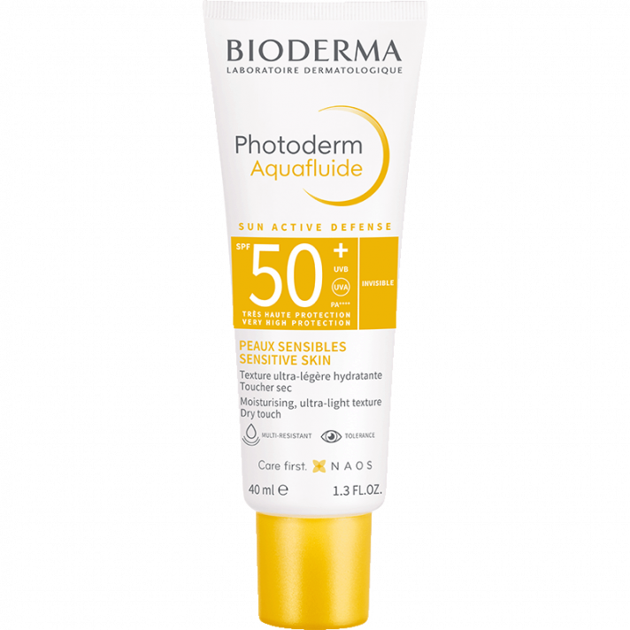 Ultralekki fluid ochronny dla skóry normalnej SPF 50+ - Photoderm Aquafluide SPF 50+ bezbarwny