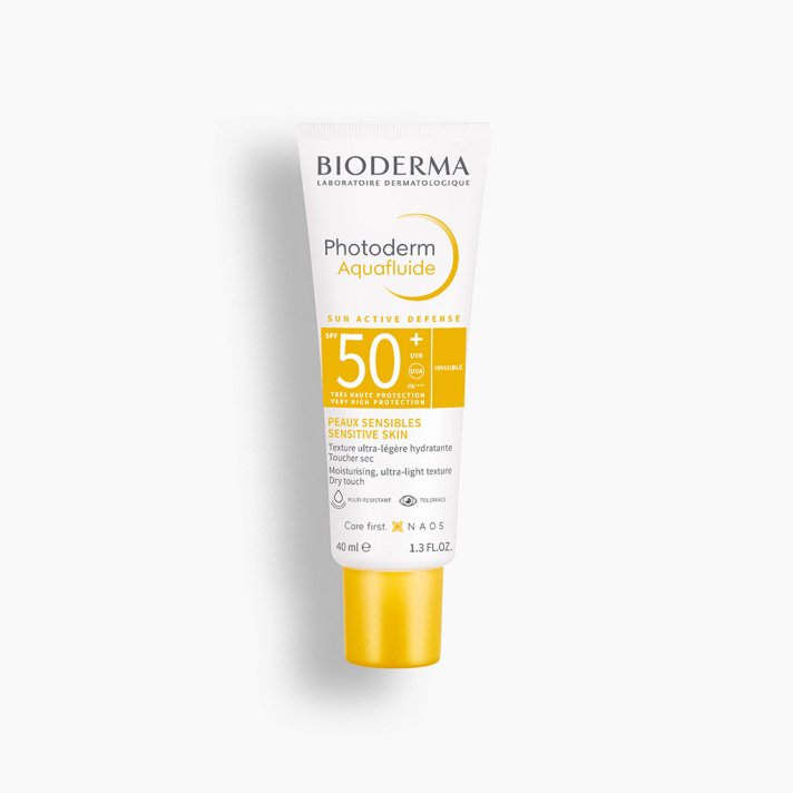 Ultralekki fluid ochronny dla skóry normalnej SPF 50+ - Photoderm Aquafluide SPF 50+ bezbarwny