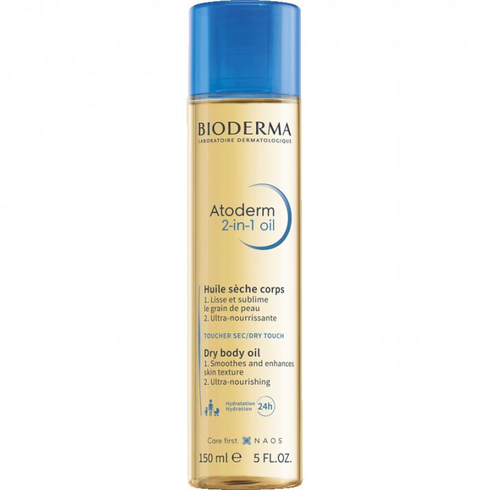 Suchy olejek do ciała wygładzająco-odżywczy - Atoderm 2-in-1 oil