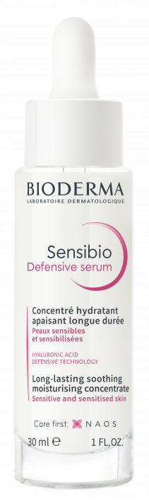Łagodzące serum nawilżające spowalniające oznaki przedwczesnego starzenia się skóry - Sensibio Defensive serum