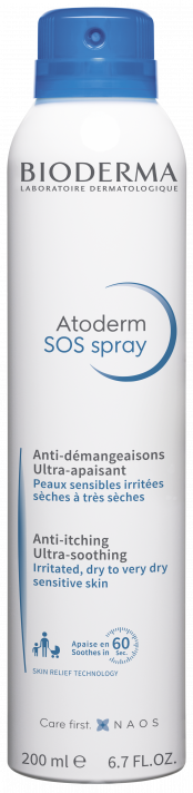 Spray eliminujący swędzenie skóry Atoderm SOS spray