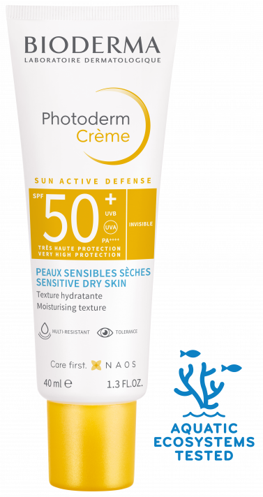 Krem przeciwsłoneczny do twarzy z filtrem SPF 50+ - Photoderm Crème SPF 50+