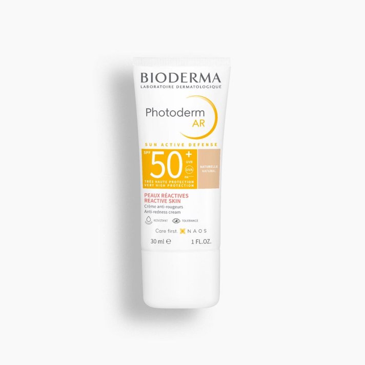 Krem tonujący do skóry z problemami naczynkowymi z SPF 50+ - Photoderm AR SPF 50+